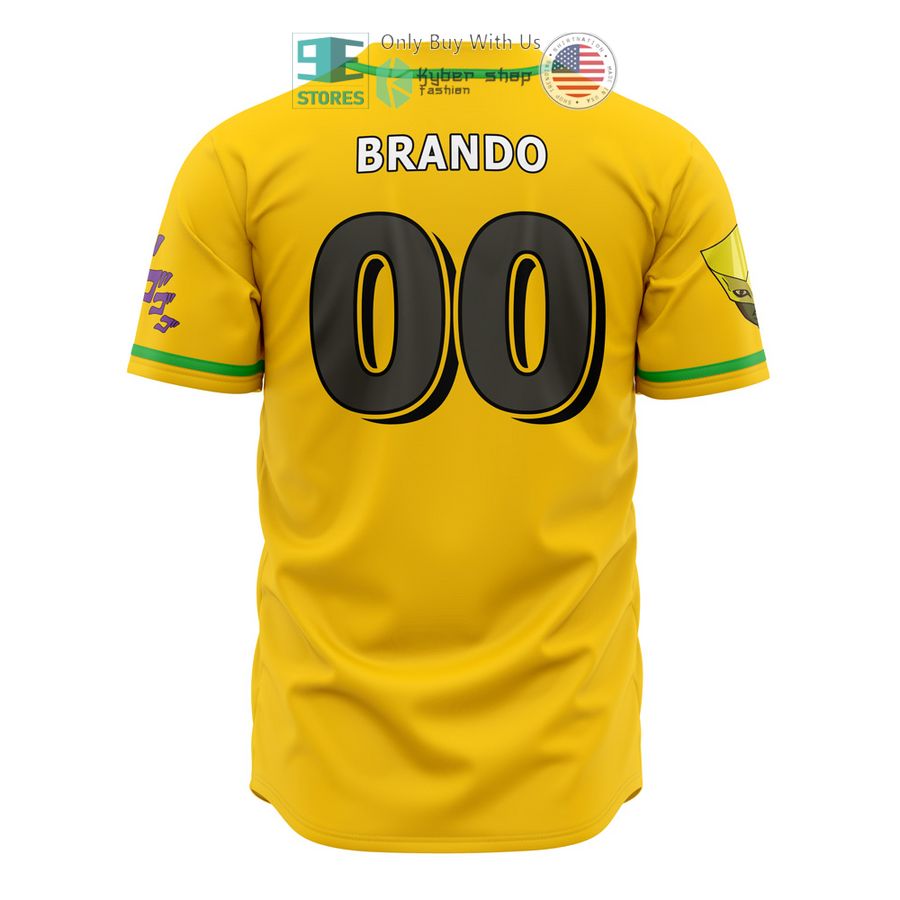 NEW Dio Jojo's Bizarre Adventure Baseball Shirt 3 dio jojos bizarre adventure baseball jersey 3 82097