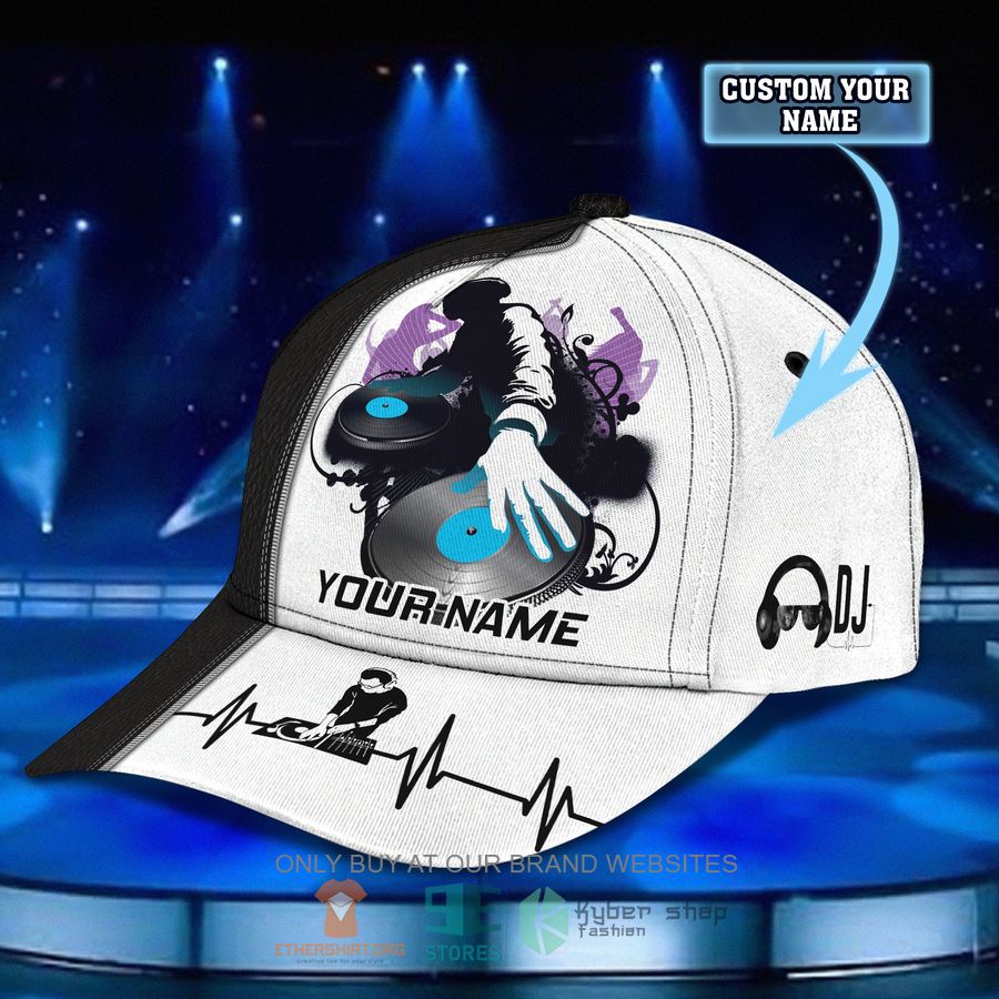 disc jockey dj custom name cap 1 56819