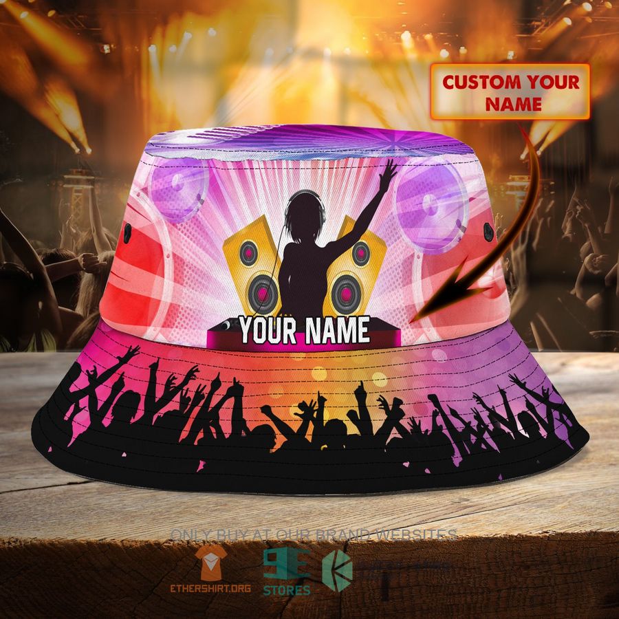 dj show custom name bucket hat 1 82854