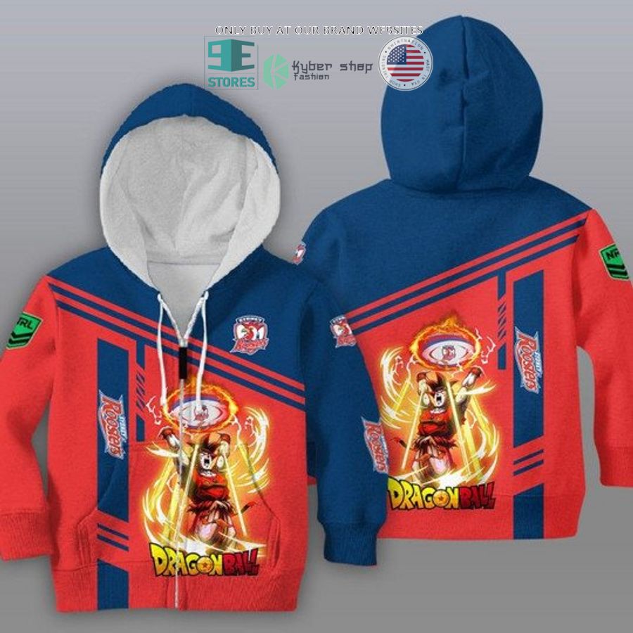 NEW Dragon Ball Son Goku Sydney Roosters Hoodie, Shirt 4 dragon ball son goku sydney roosters 3d shirt hoodie 4 16781