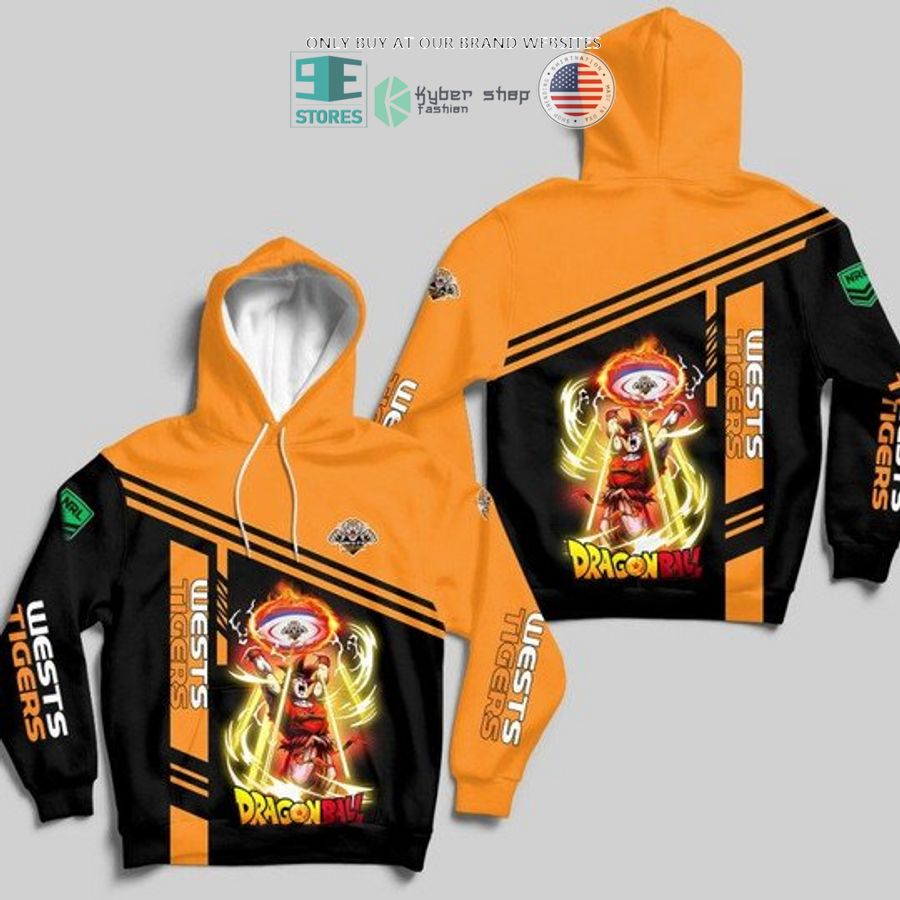 NEW Dragon Ball Son Goku Wests Tigers Hoodie, Shirt 3 dragon ball son goku wests tigers 3d shirt hoodie 3 80576