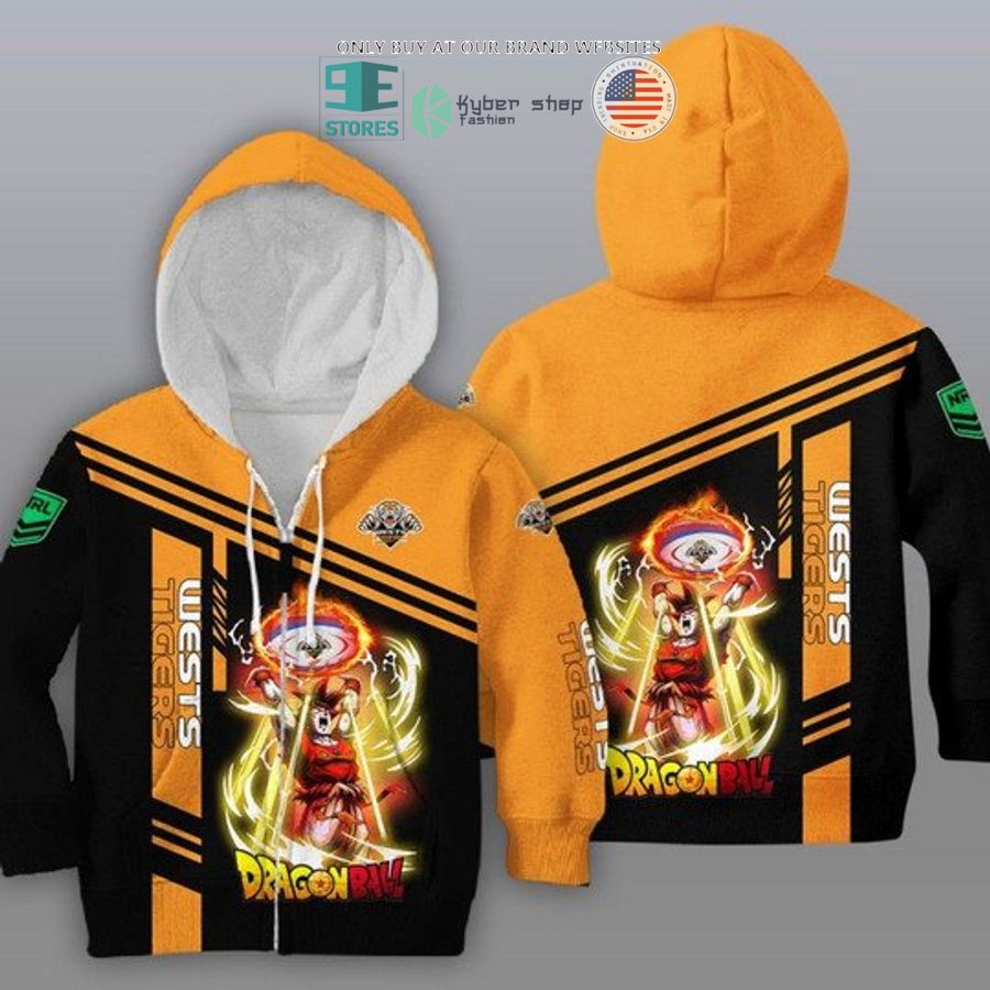 NEW Dragon Ball Son Goku Wests Tigers Hoodie, Shirt 4 dragon ball son goku wests tigers 3d shirt hoodie 4 9025