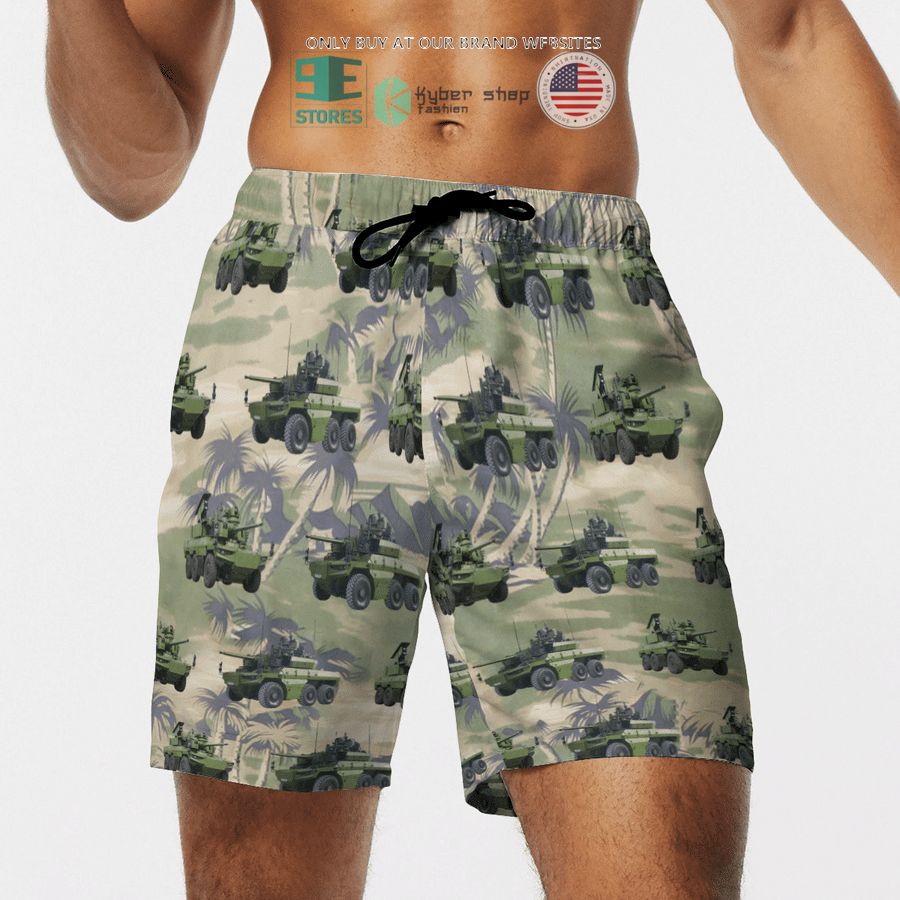 NEW EBRC Jaguar French Army green Hawaii Shirt, Shorts 14 ebrc jaguar french army green hawaiian shirt shorts 14 80496