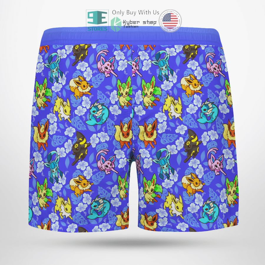 NEW Eevee Tropical Hawaii Shirt, Shorts 6 eevee tropical hawaiian shirt shorts 6 56474