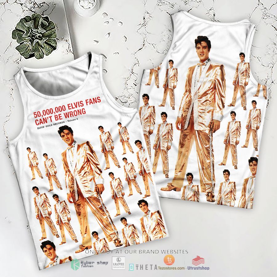 elvis presley 50000000 elvis fans cant be wrong elvis gold records volume tanktop 1 92407