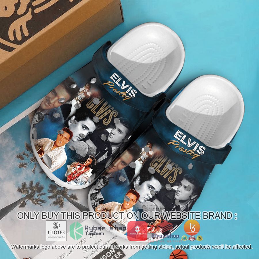 elvis presley blue crocband clog 2 93686