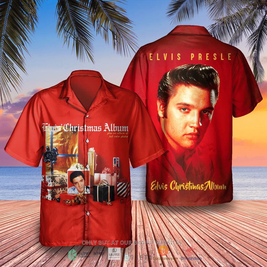 elvis presley christmas album hawaii shirt 1 55918