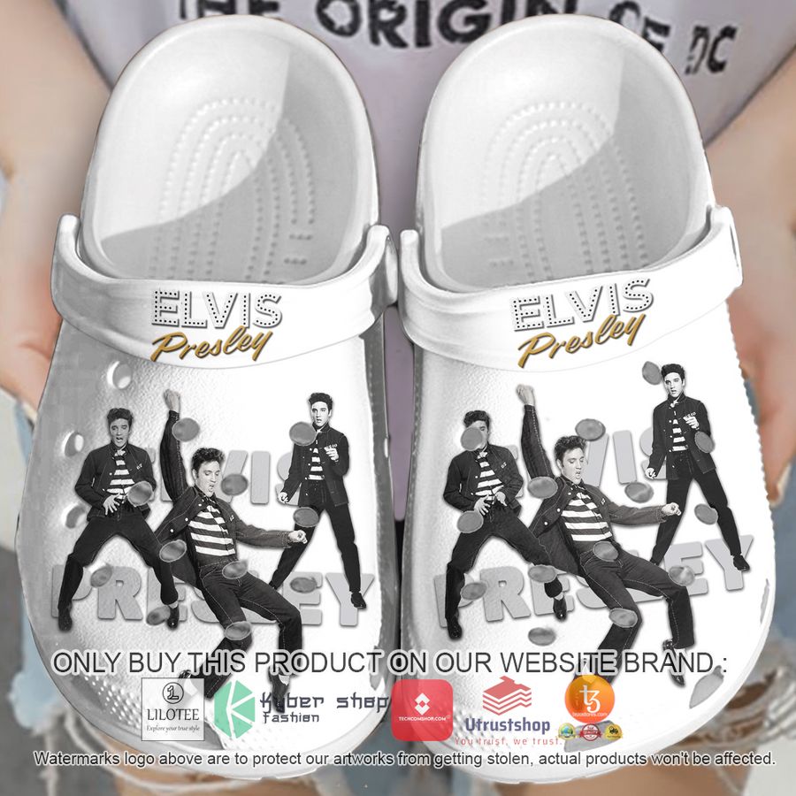 elvis presley dancing white crocband clog 1 92653