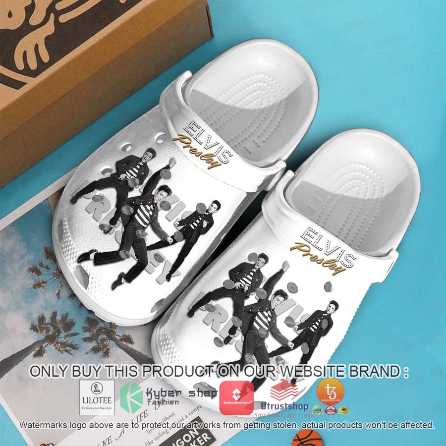 elvis presley dancing white crocband clog 2 52230