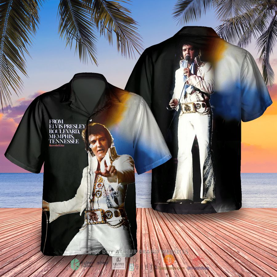 elvis presley from elvis boulevard memphis tennessee hawaii shirt 1 91805