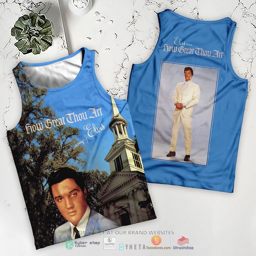 elvis presley how great thou art tanktop 1 25682
