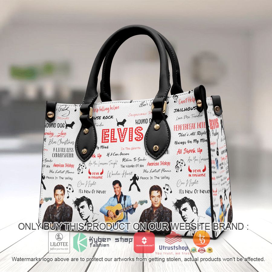 elvis presley leather handbag 2 27659