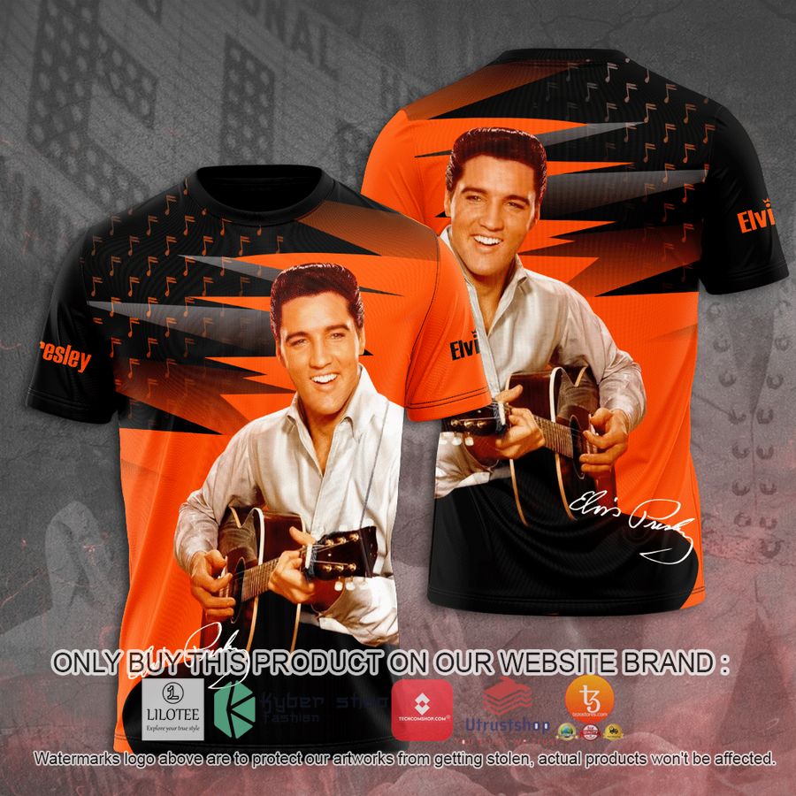 elvis presley playing guitar 3d shirt hoodie 2 74858