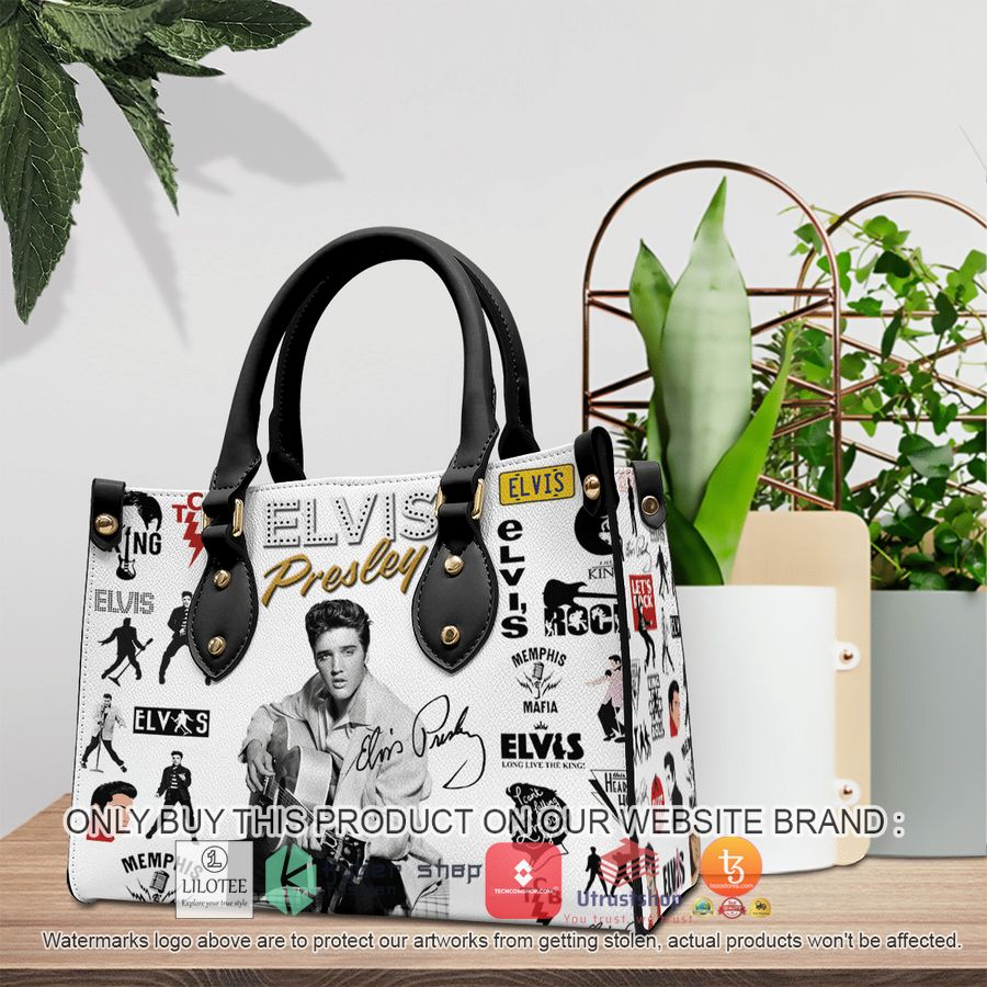 elvis presley tcb leather handbag 1 74691
