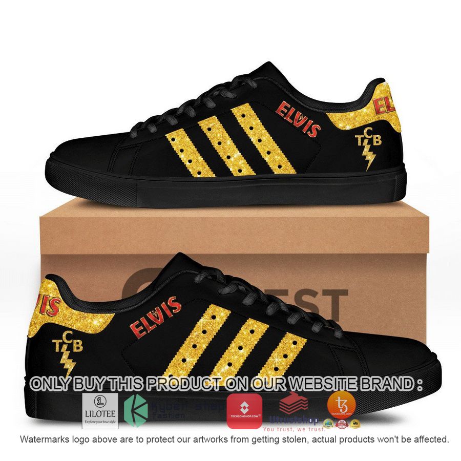 elvis tcb gold stan smith shoes 1 9485
