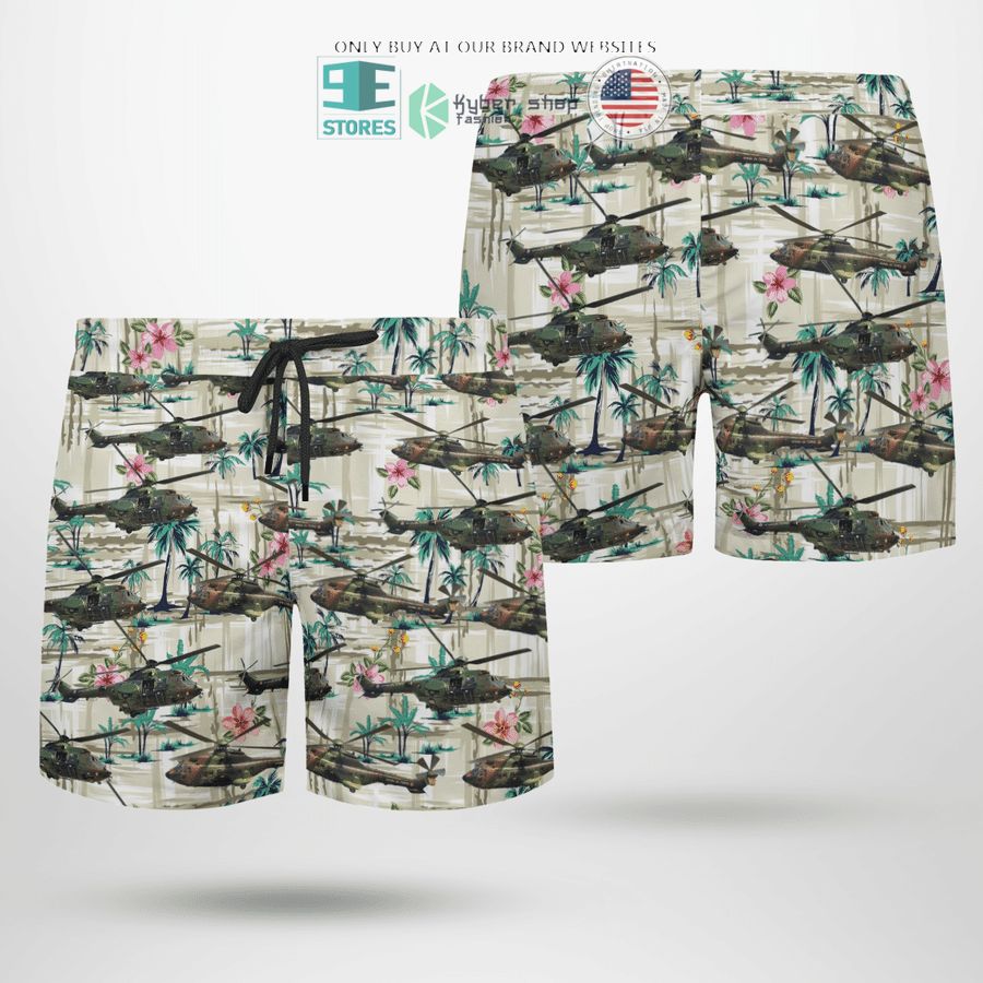 NEW Eurocopter Cougar French Army Hawaii Shirt, Shorts 10 eurocopter cougar french army hawaiian shirt shorts 10 53903