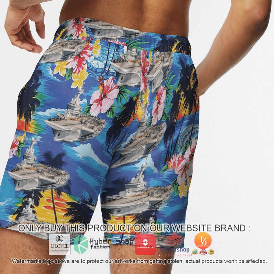 HOT French aircraft carrier Charles de Gaulle French Navy Hawaiian Shirt, Shorts 12 french aircraft carrier charles de gaulle french navy hawaiian shirt beach shorts 12 95531