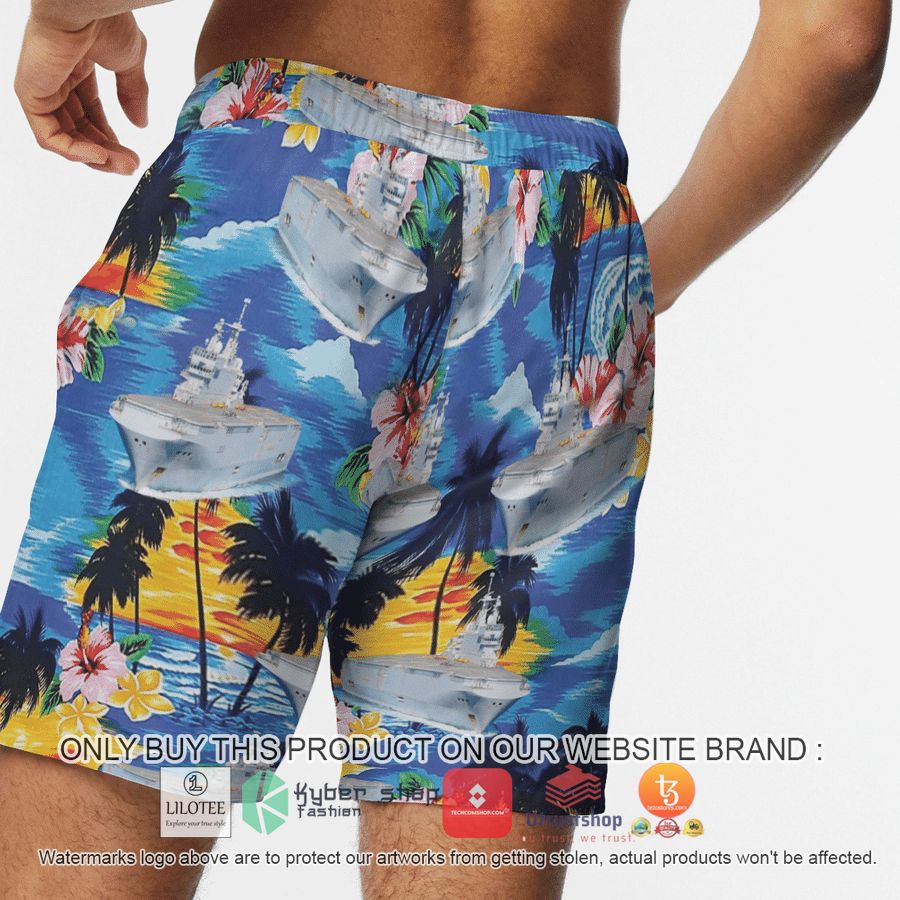 HOT French ship Mistral L9013 French Navy Hawaiian Shirt, Shorts 11 french ship mistral l9013 french navy hawaiian shirt beach shorts 11 76070