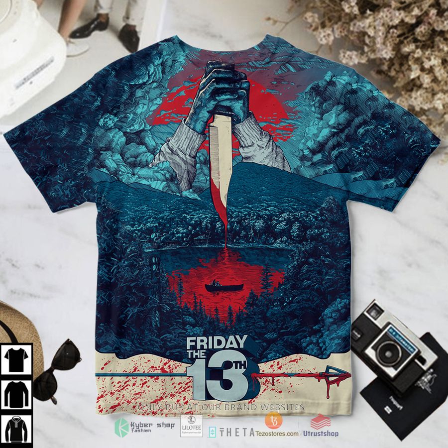 friday the 13th blood lake t shirt 1 80840