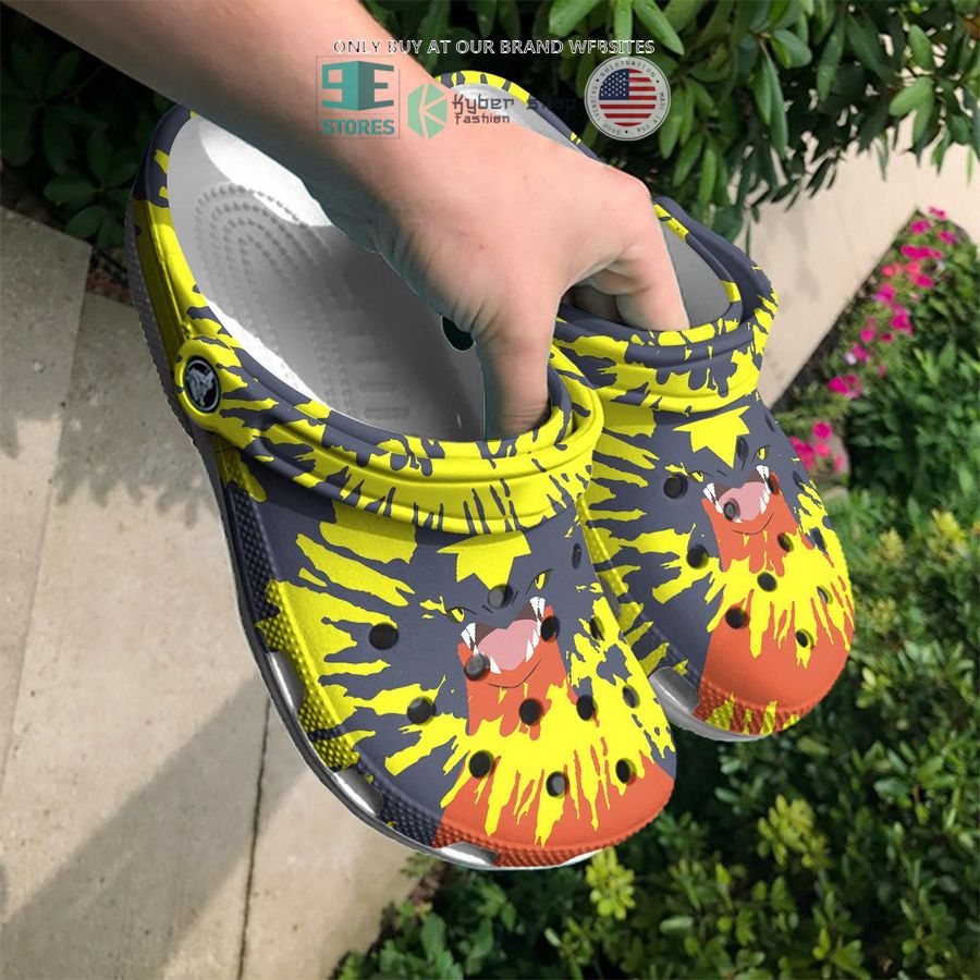 NEW Garchomp Tie Dye Face Crocband Clog 3 garchomp tie dye face crocs crocband shoes 3 88117