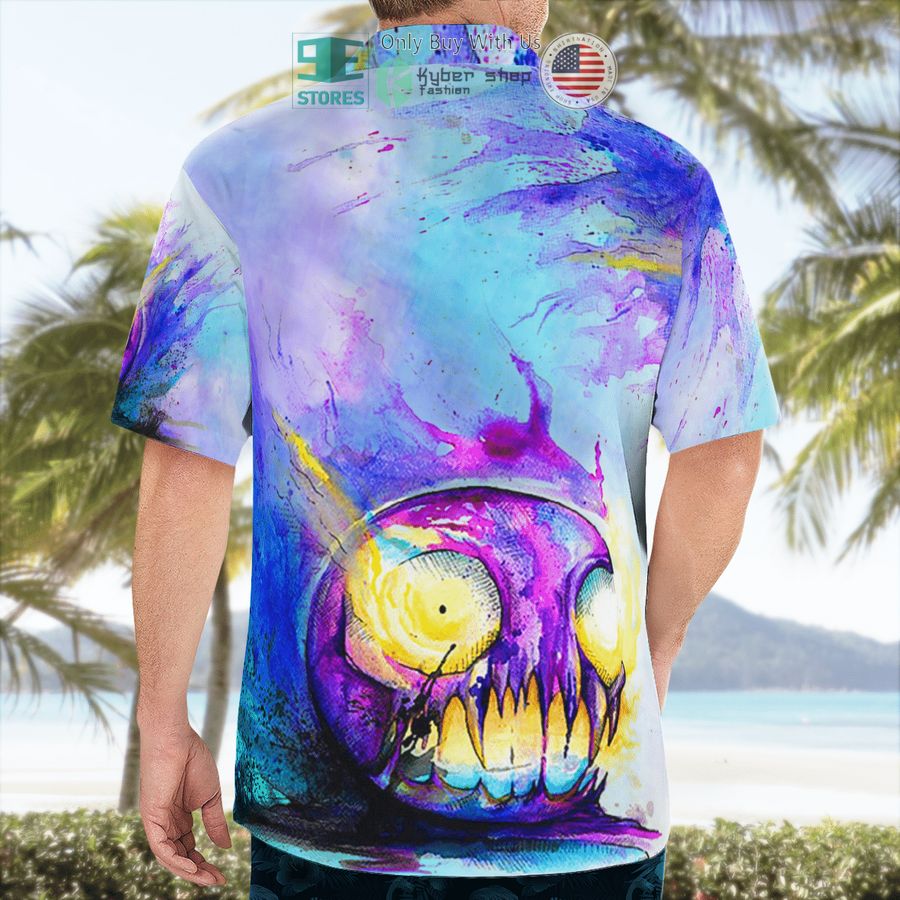 NEW Gastly Halloween Hawaii Shirt 4 gastly halloween hawaiian shirt 4 10888