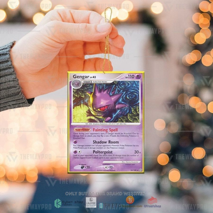gengar stormfront christmas ornament 1 34356