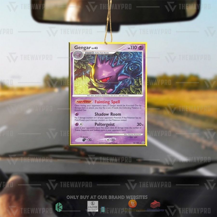 BEST Gengar Stormfront Christmas Ornament 3 gengar stormfront christmas ornament 3 21925
