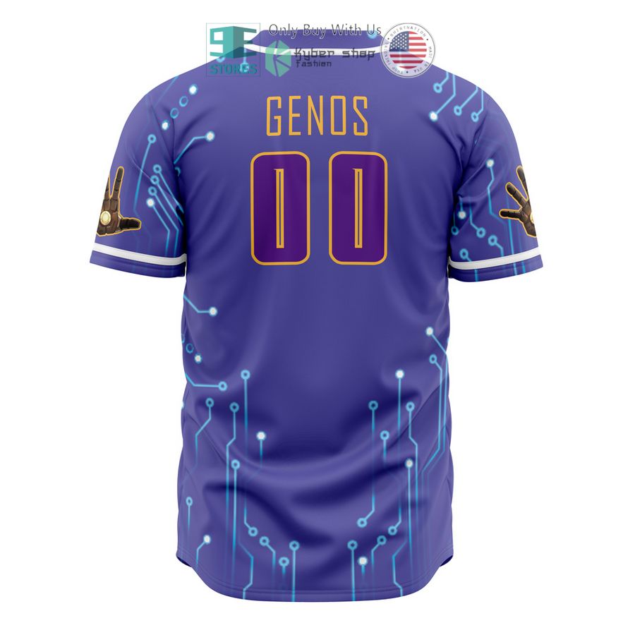 NEW Genos One Punch Man Baseball Shirt 3 genos one punch man baseball jersey 3 48930