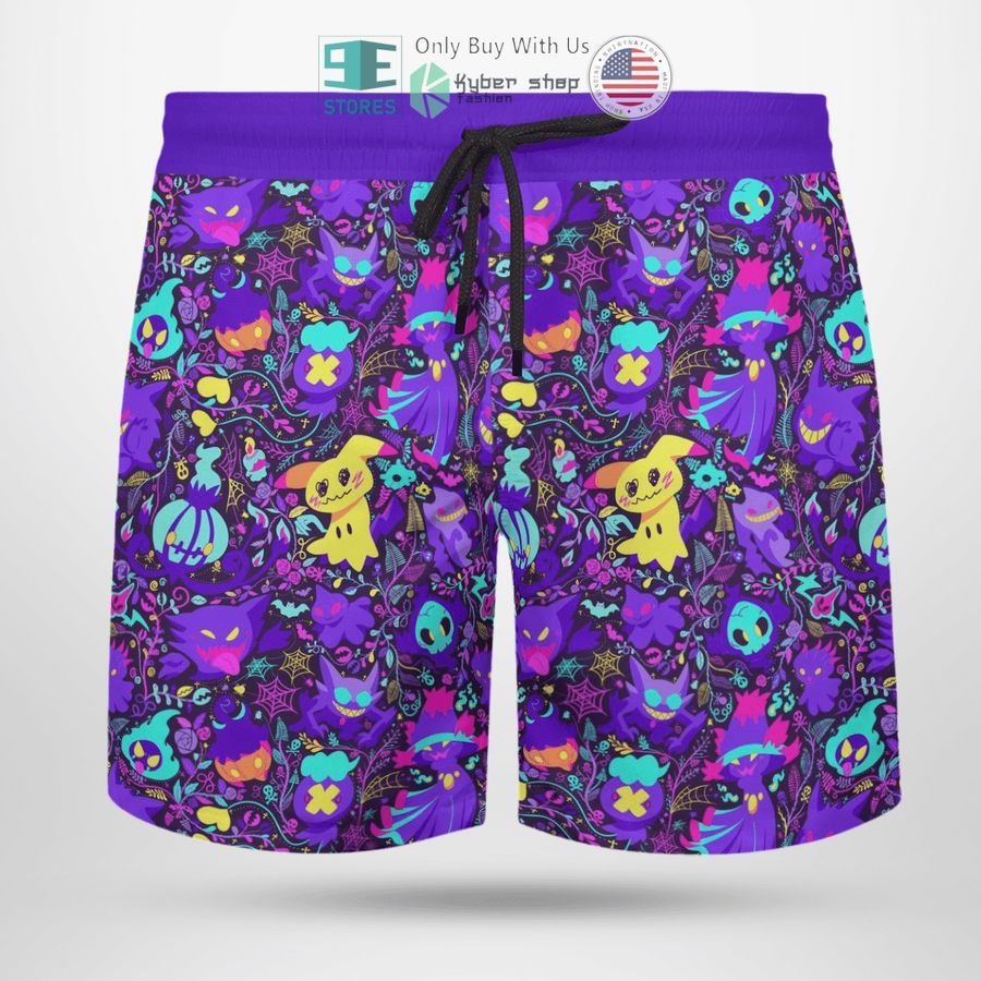 NEW Ghost Pokemon Hawaii Shirt, Shorts 9 ghost pokemon hawaiian shirt shorts 9 12878