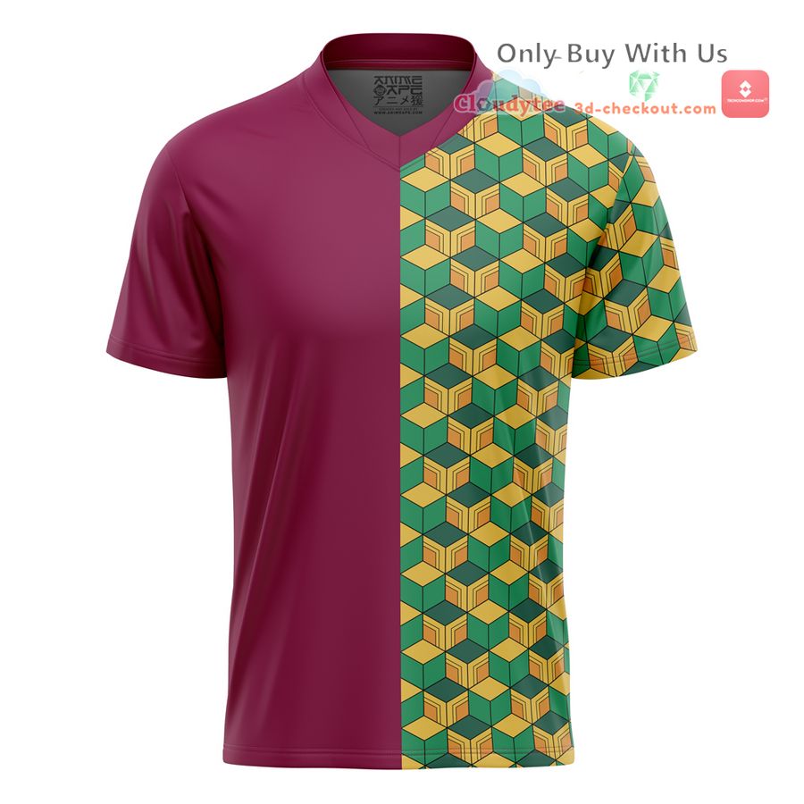 giyu tomioka demon slayer football jersey 2 62279