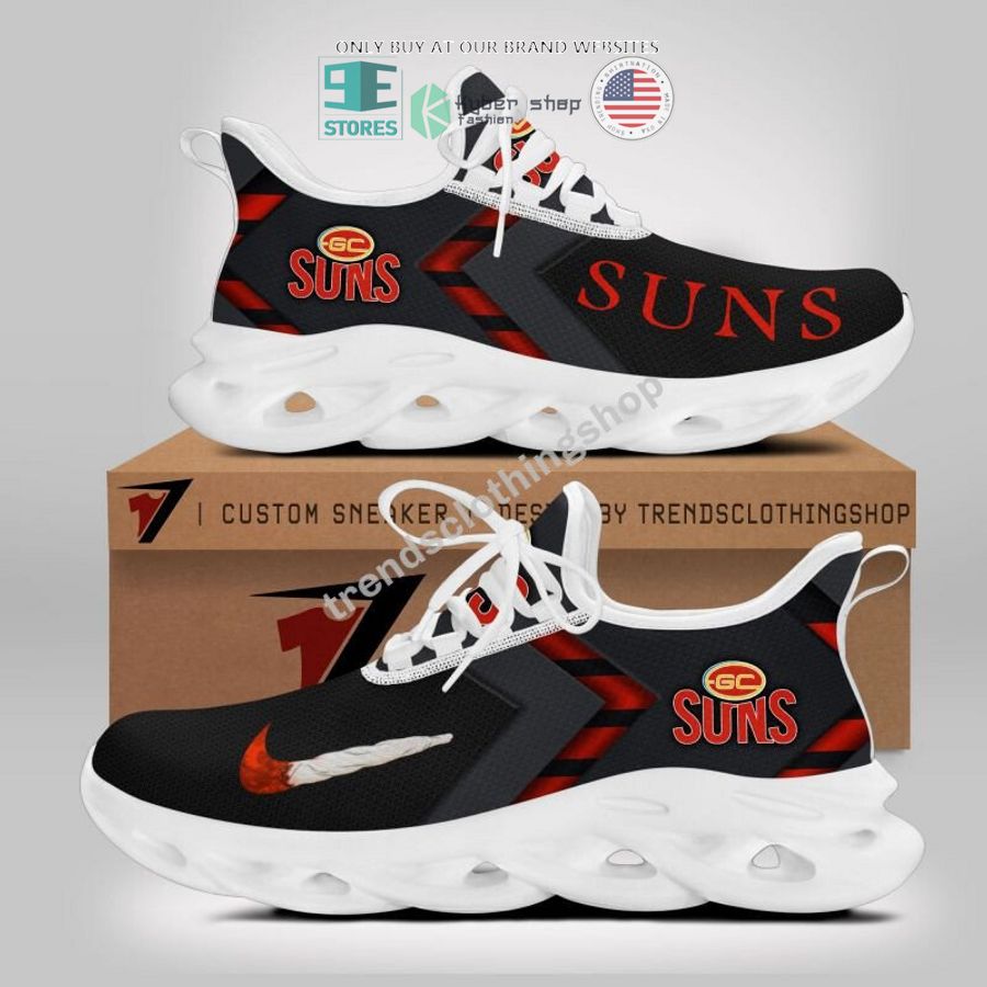 NEW Nike Gold Coast Suns Max Soul Sneaker 4 gold coast suns nike max soul shoes 4 33128