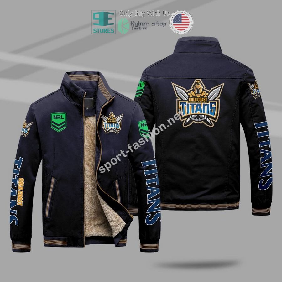 NEW Gold Coast Titans Winter Plush Mountainskin Jacket 3 gold coast titans mountainskin jacket 3 50508