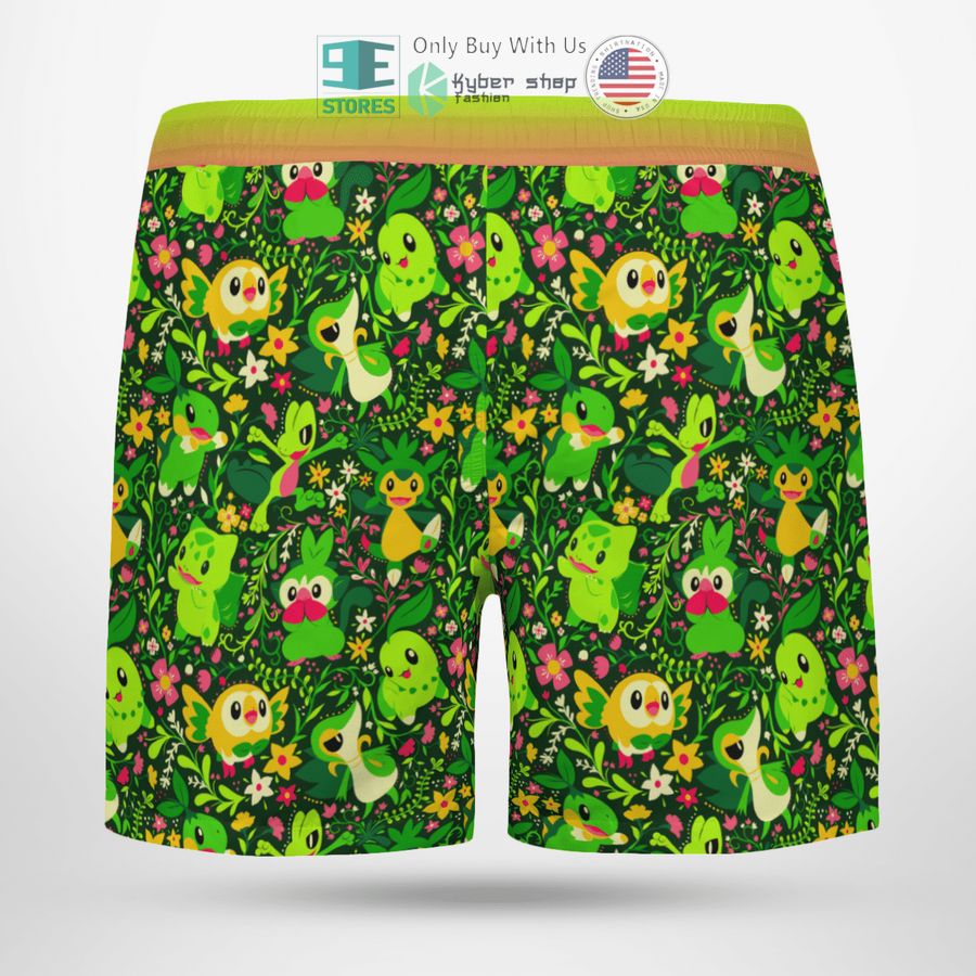 NEW Grass Pokemon Hawaii Shirt, Shorts 4 grass pokemon hawaiian shirt shorts 4 41343