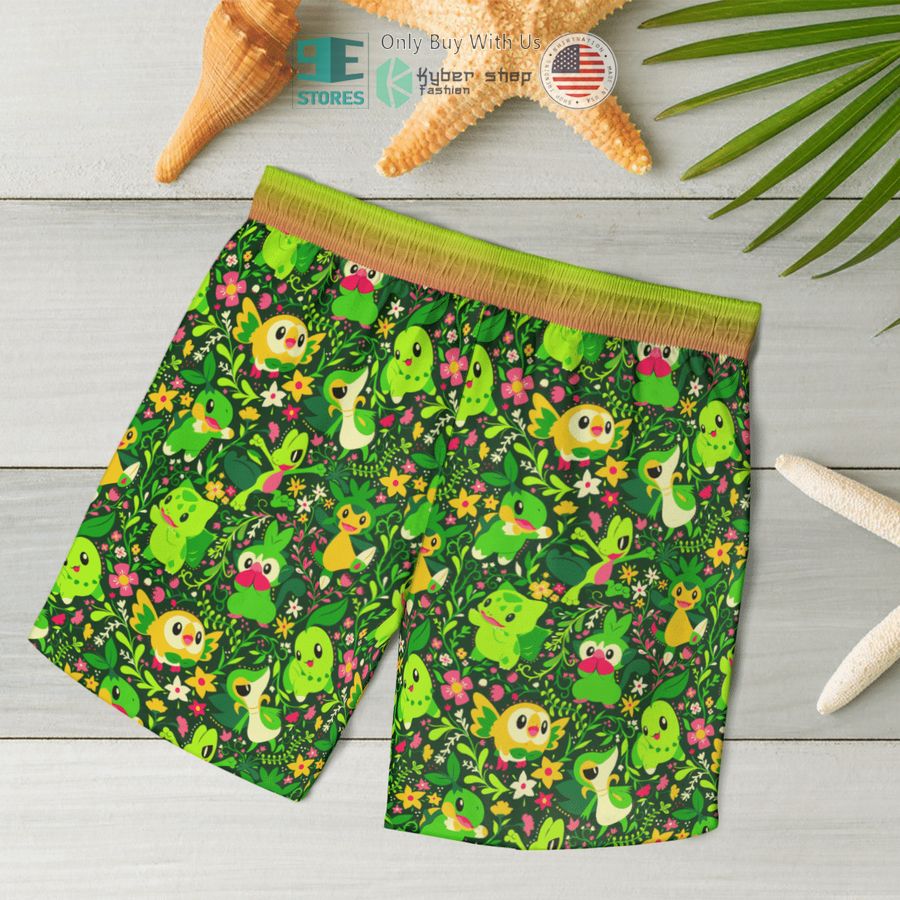 NEW Grass Pokemon Hawaii Shirt, Shorts 8 grass pokemon hawaiian shirt shorts 8 18348