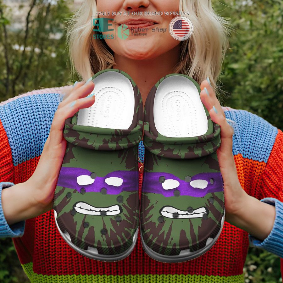 NEW Halloween Teenage Mutant Ninja Turtles Donatello Donnie Crocband Clog 3 halloween teenage mutant ninja turtles donatello donnie crocs crocband shoes 3 53131