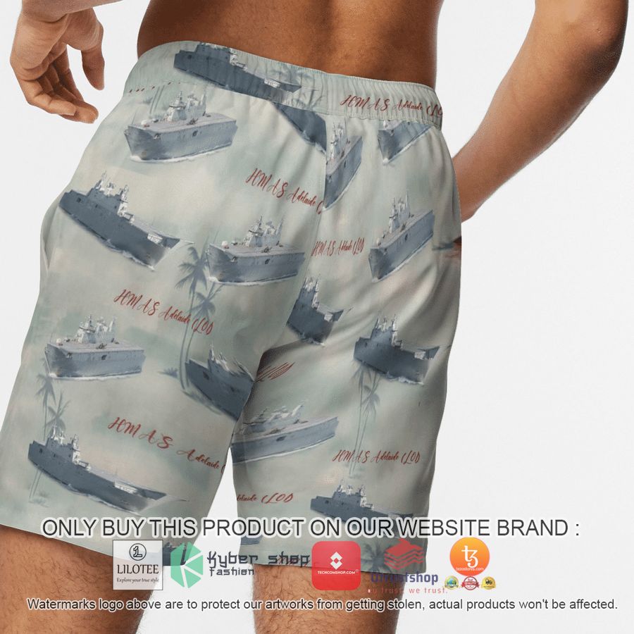 HOT HMAS Adelaide L01 Royal Australian Navy Hawaiian Shirt, Shorts 12 hmas adelaide l01 royal australian navy hawaiian shirt beach shorts 12 47920