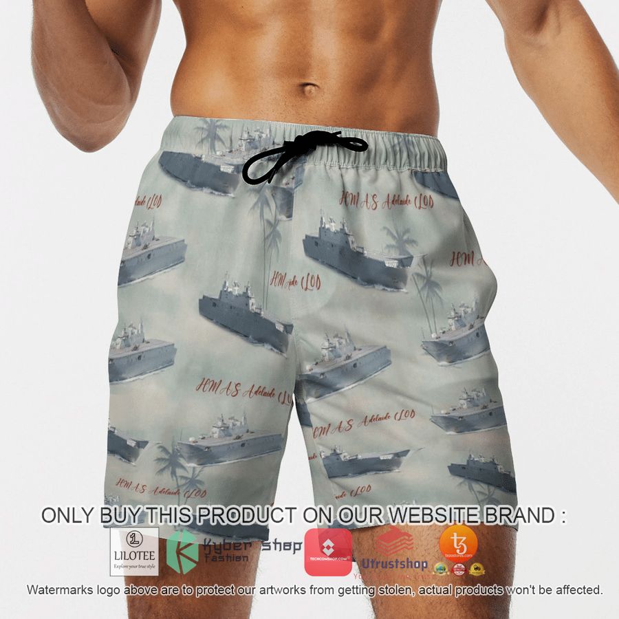 HOT HMAS Adelaide L01 Royal Australian Navy Hawaiian Shirt, Shorts 14 hmas adelaide l01 royal australian navy hawaiian shirt beach shorts 14 50363