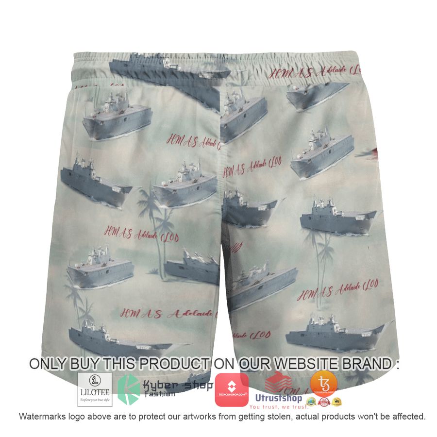 HOT HMAS Adelaide L01 Royal Australian Navy Hawaiian Shirt, Shorts 9 hmas adelaide l01 royal australian navy hawaiian shirt beach shorts 9 26693