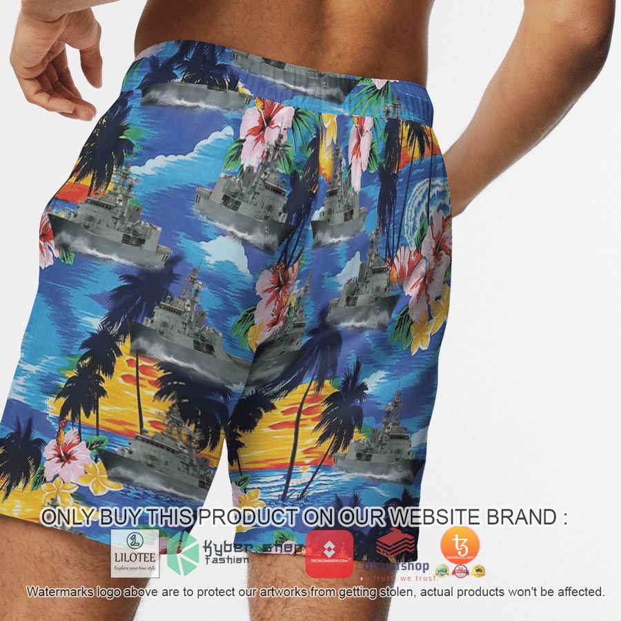 HOT HMAS Arunta FFH 151 Australian Navy Hawaiian Shirt, Shorts 11 hmas arunta ffh 151 australian navy hawaiian shirt beach shorts 11 92496