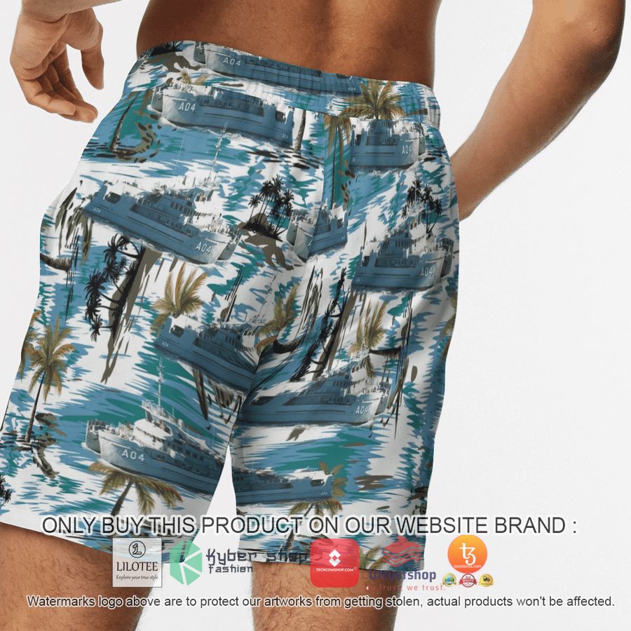 HOT HMAS Benalla A 04 Royal Australian Navy Hawaiian Shirt, Shorts 11 hmas benalla a 04 royal australian navy hawaiian shirt beach shorts 11 61638