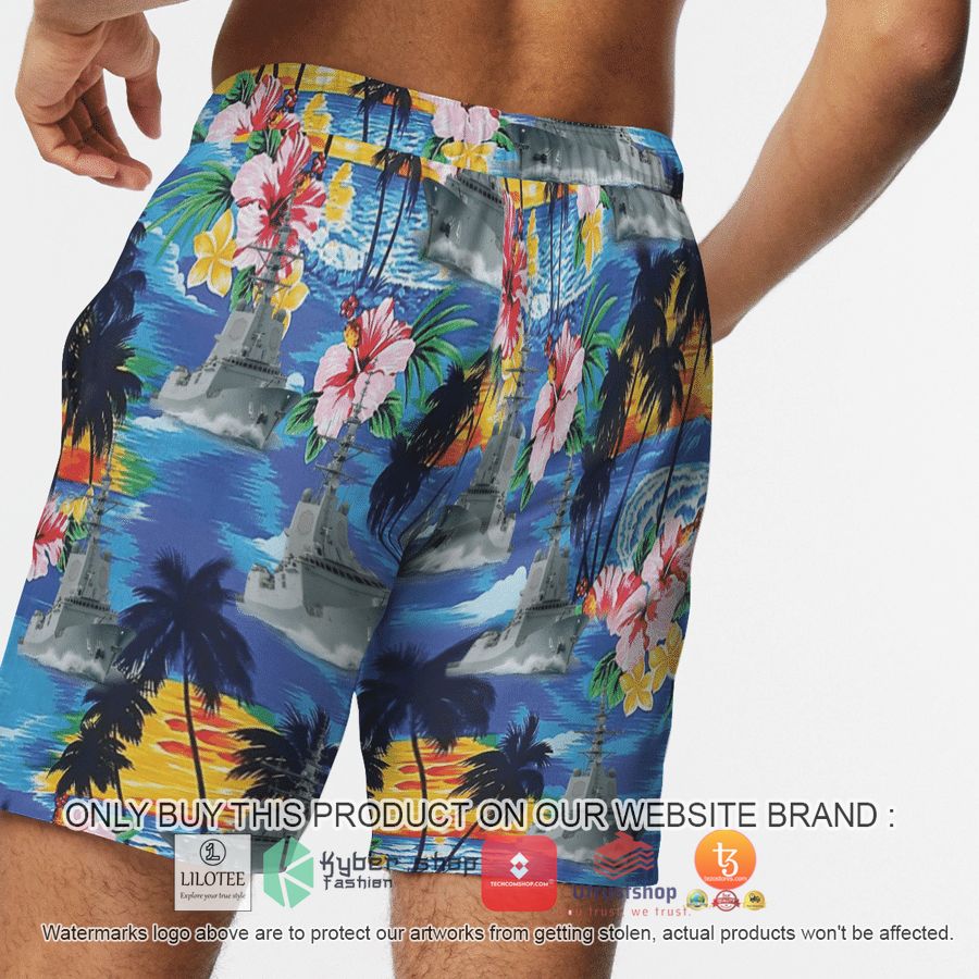 HOT HMAS Brisbane DDG 41 Royal Australian Navy Colors Hawaiian Shirt, Shorts 12 hmas brisbane ddg 41 royal australian navy colors hawaiian shirt beach shorts 12 74702