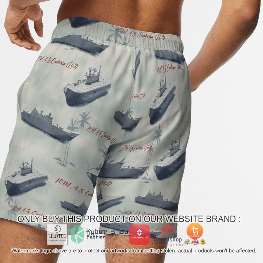 HOT HMAS Canberra L02 ROYAL AUSTRALIAN NAVY Hawaiian Shirt, Shorts 12 hmas canberra l02 royal australian navy hawaiian shirt beach shorts 12 3849
