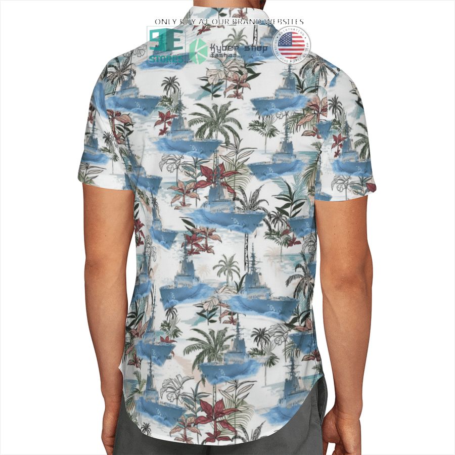 NEW HMAS Hobart DDG 39 Royal Australian Navy white Hawaii Shirt, Shorts 5 hmas hobart ddg 39 royal australian navy white hawaiian shirt shorts 5 79672