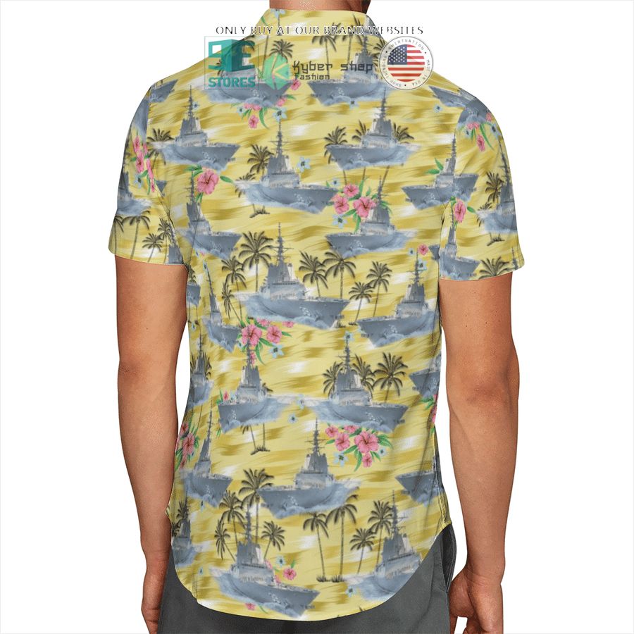 NEW HMAS Hobart DDG 39 Royal Australian Navy yellow Hawaii Shirt, Shorts 5 hmas hobart ddg 39 royal australian navy yellow hawaiian shirt shorts 5 95277