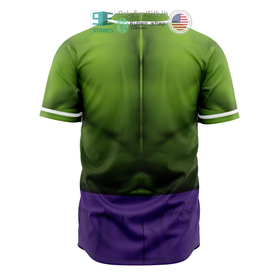 NEW Hulk Cosplay Marvel Baseball Shirt 3 hulk cosplay marvel baseball jersey 3 33801