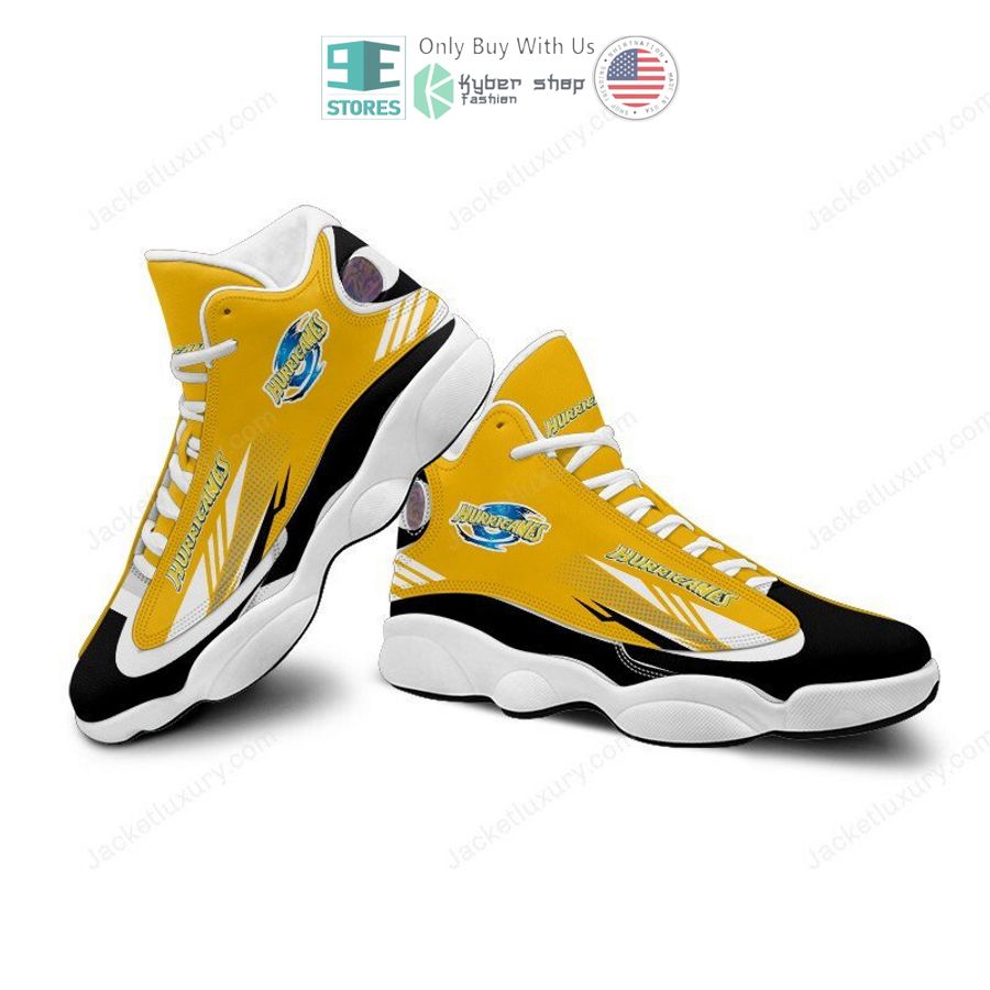 NEW Hurricanes Super Rugby yellow black Air Jordan 13 Sneaker 4 hurricanes super rugby yellow black air jordan 13 shoes 4 51456