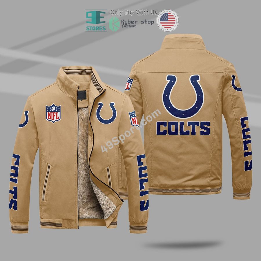 NEW Indianapolis Colts Winter Plush Mountainskin Jacket 4 indianapolis colts mountainskin jacket 4 24542