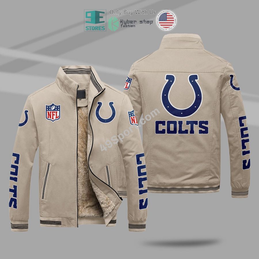 NEW Indianapolis Colts Winter Plush Mountainskin Jacket 5 indianapolis colts mountainskin jacket 5 5570