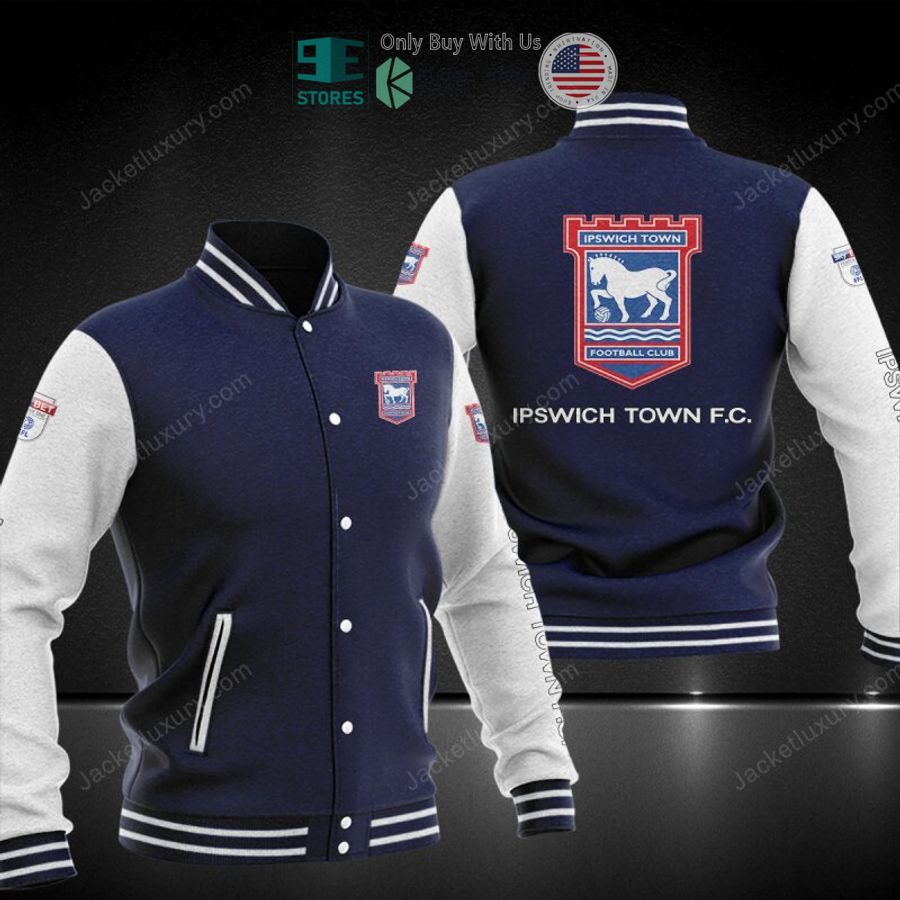 NEW Ipswich Town F.C Baseball Jacket 2 ipswich town f c baseball jacket 2 18239