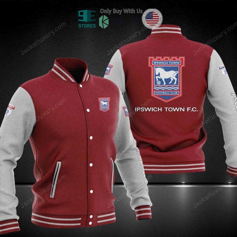 NEW Ipswich Town F.C Baseball Jacket 4 ipswich town f c baseball jacket 4 2509